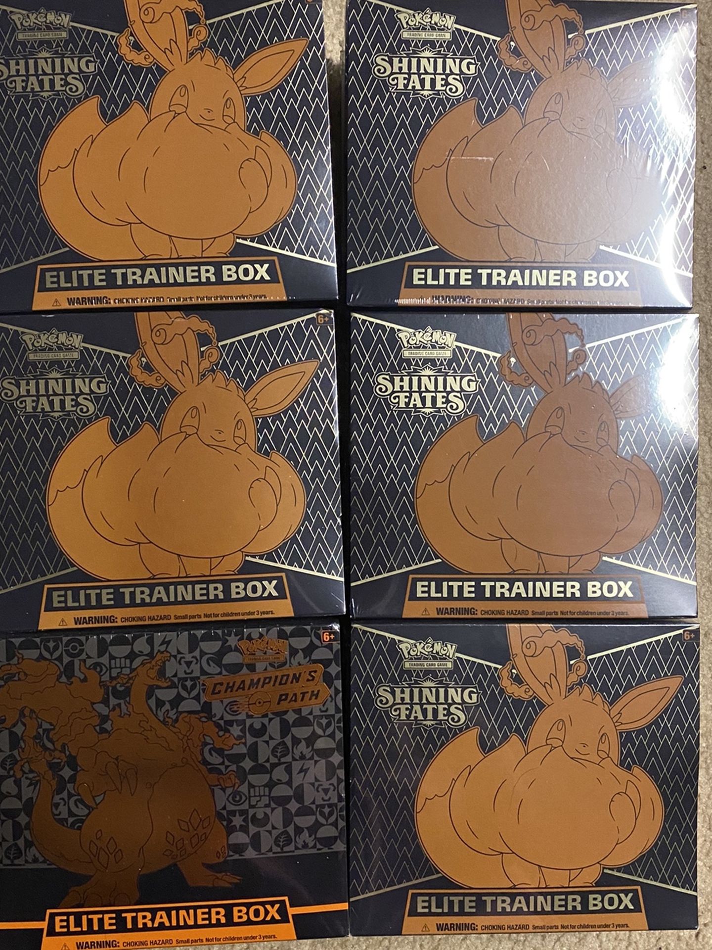 Pokémon Shining Fates & Champions Path Elite Trainer Boxes