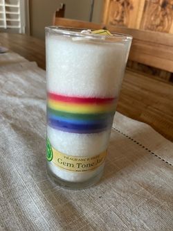 Rainbow Candle Eco Friendly