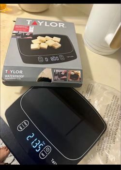 Taylor Waterproof Digital Kitchen Scale – For Sale