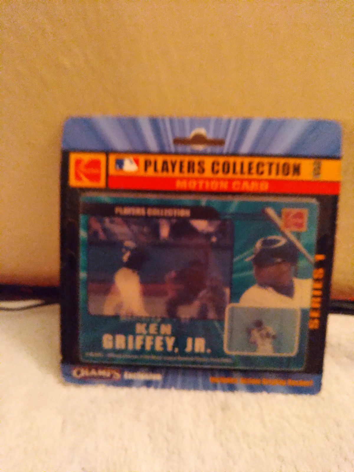 Ken Griffey Jr a hologram baseball card . Make me an offer I can't resist!