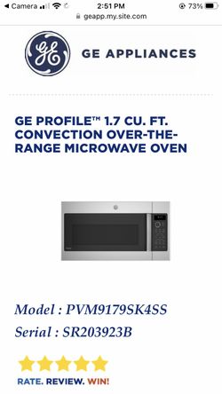 Over The Range Microwave
