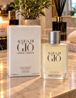 Giorgio Armani Acqua di Giò EDT Pour Homme 3.4 oz | Fresh Marine Citrus Aromatic Men’s Cologne