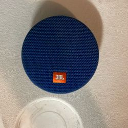 JBL blue speaker