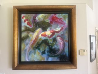 Beautiful Fish Painting Big