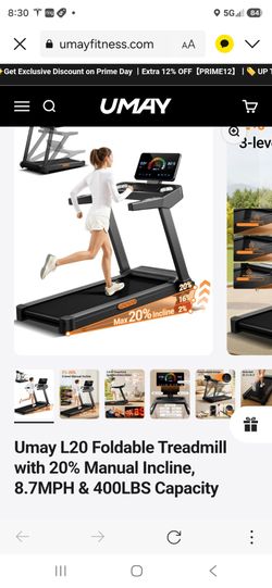 Umay L20 Foldable Treadmill