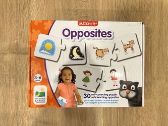 The learning journey Opposites matching puzzle