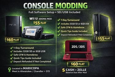 Video Game Console/Handheld Modding Services