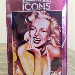 NIB Stephen Fishwick Icons 750 Piece Jigsaw Puzzle Marilyn Monroe
