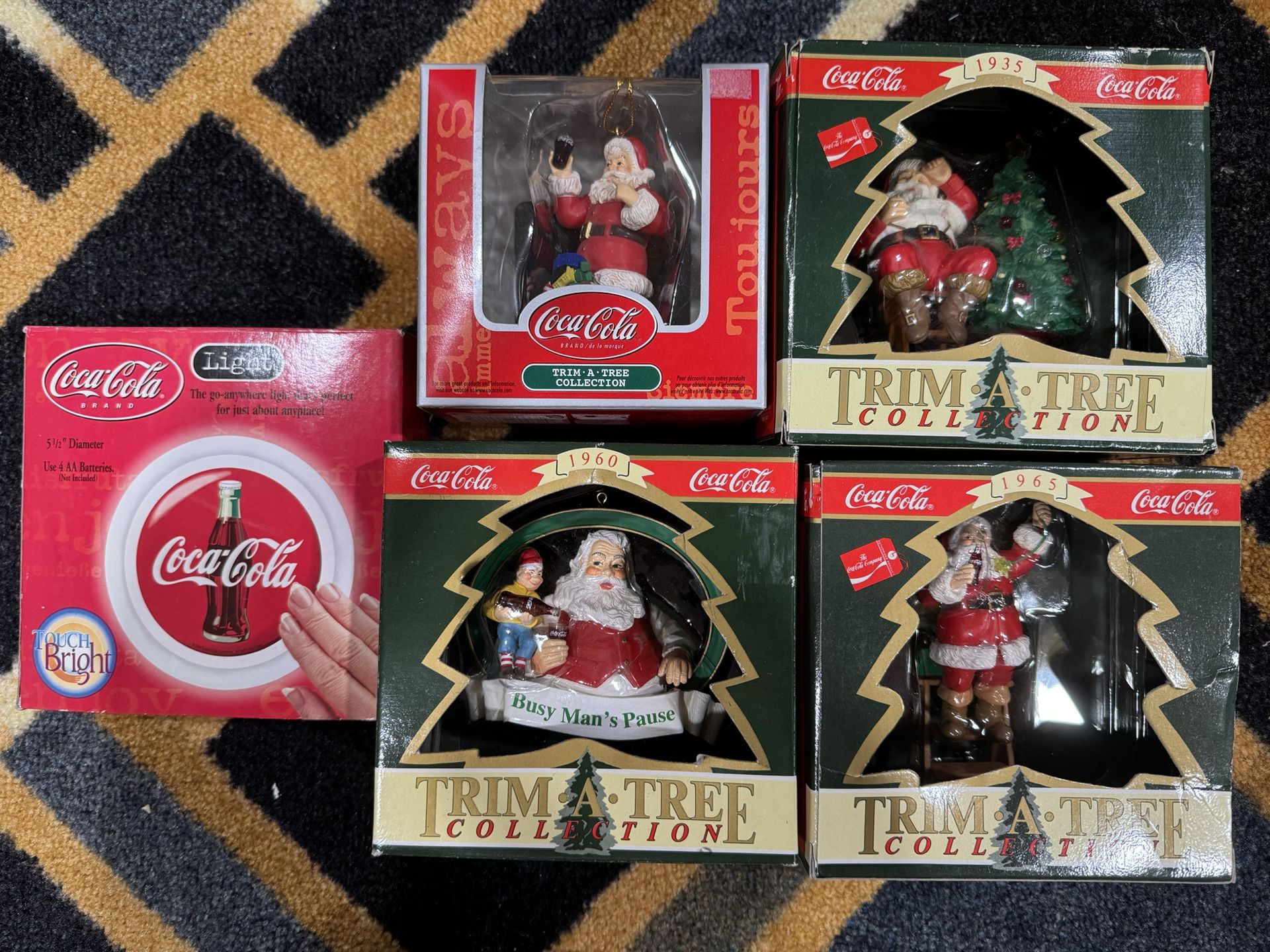 Vintage Coca Cola Christmas Lot