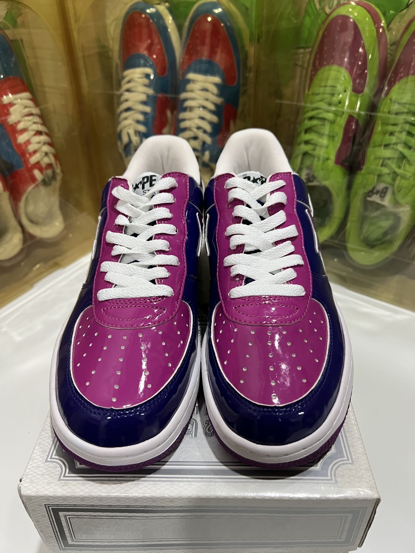 Size 10 - (Bape) OG 2006 Purple Bapesta