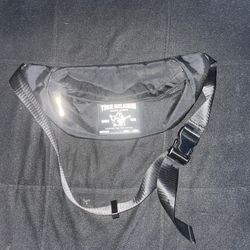 Black True Religion Fanny Pack