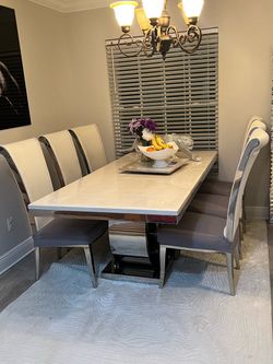 Dinning table set and coffee table
