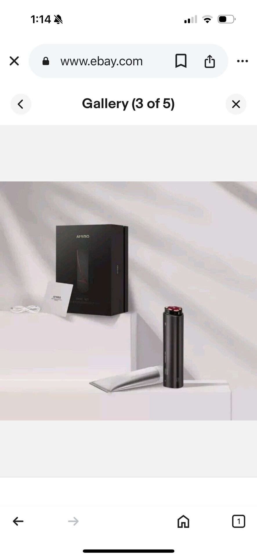 Amiro RF Skin Rejuvenation Device R1 PRO Advanced Black