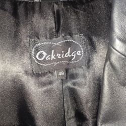 Oak Ridge Mens 48 Leather Jacket