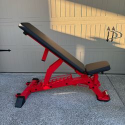 Workout Bench F85 Adjustable / Flat Bench Giant Lifting Company Weight Lifting Home Gym