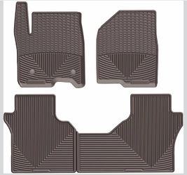 WeatherTech All-Weather Floor Mats – Cocoa – Silverado/Sierra 1500 (2019–2026)
