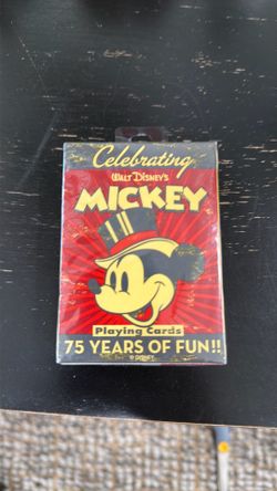 Bicycle Brand Disney Mickey Mouse 75th Anniversary playing cards
