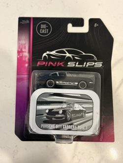 2026 Jada Toys Pink Slips Porsche 911 Carrera RS 2.7 Matte Black New In Box