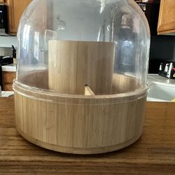 Make up holder- it spins it has a Lazy Susan on the bottom