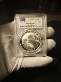 2019-P Australian Kookaburra Pcgs MS 70  