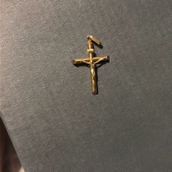 14k Cross Pendant 