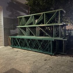 Used Pallet Racks Teardrop Industrial Warehouse Shelving Forklifts 