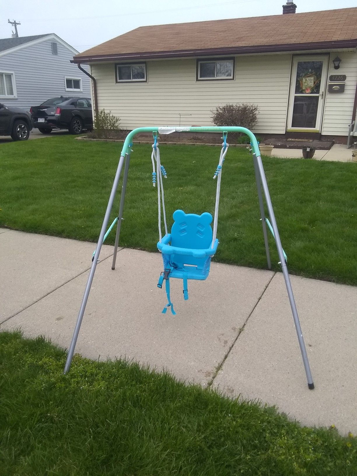 Tall baby swing in good shape