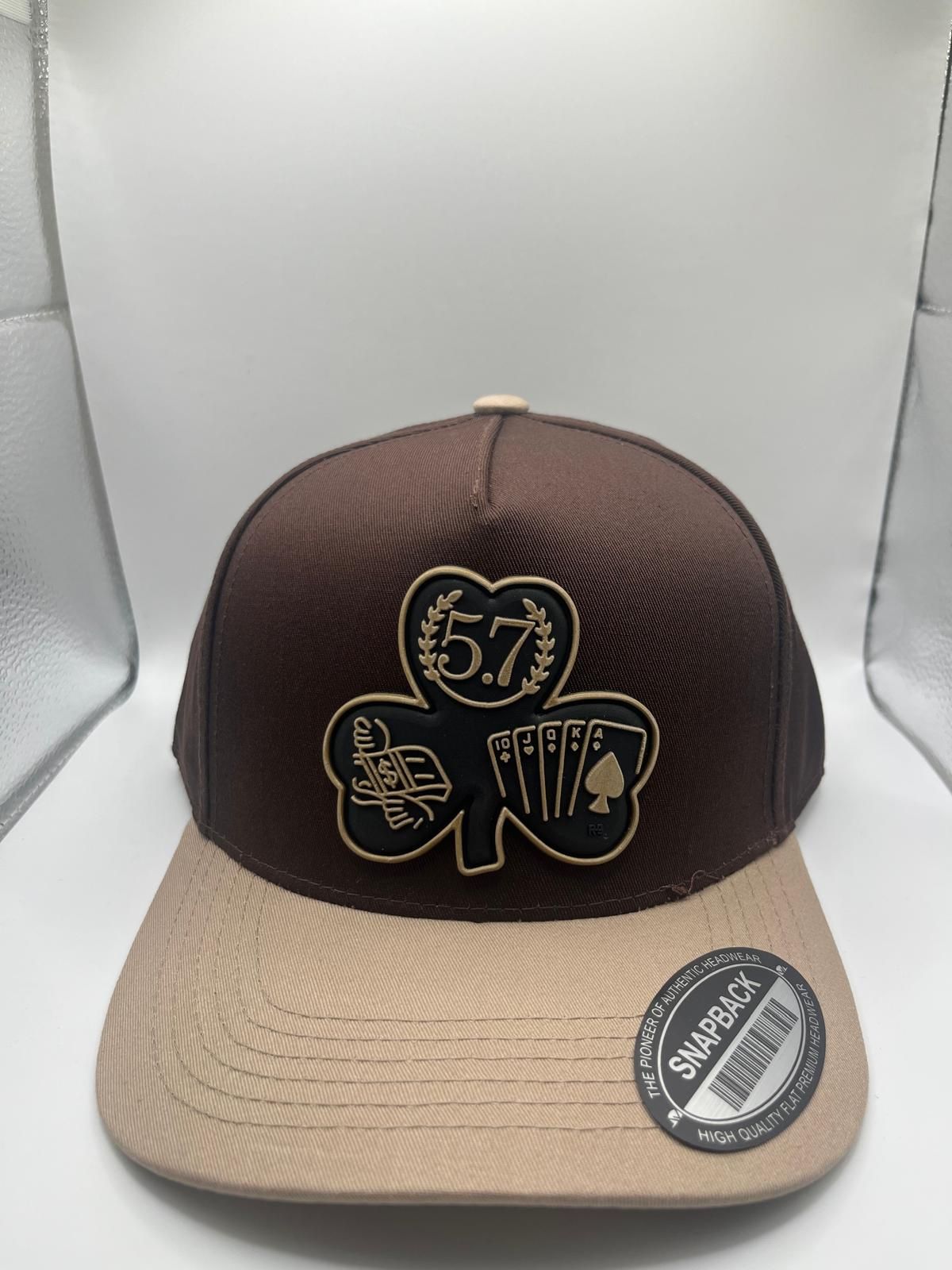 5.7 CLOVER HAT. Ranch life hats. Hats. Cachuchas. Way cap. SnapBack. LA NY. CT. Trakas. Trucker hat, high desert headwear. Baseball hats. Football ha