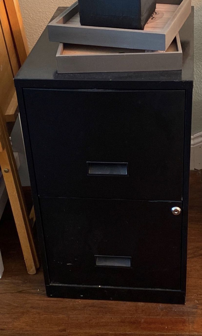 Small File Cabinet (Black)