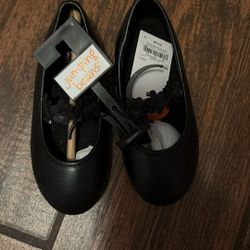 New Toddler Blk Shoes Size9