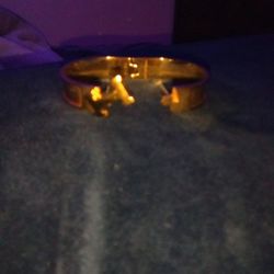 Hermés Gold Mens Bracelet 