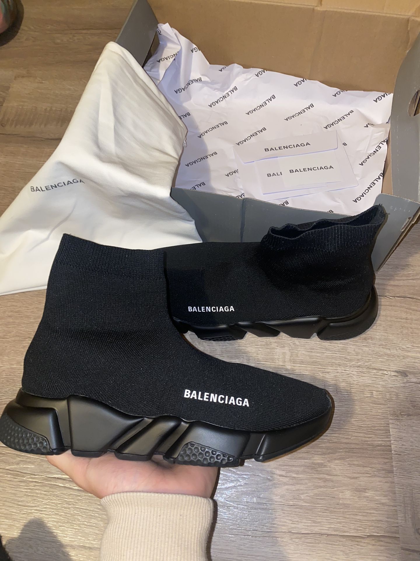 Balenciaga Speed Trainer Size Men Available, New With Box