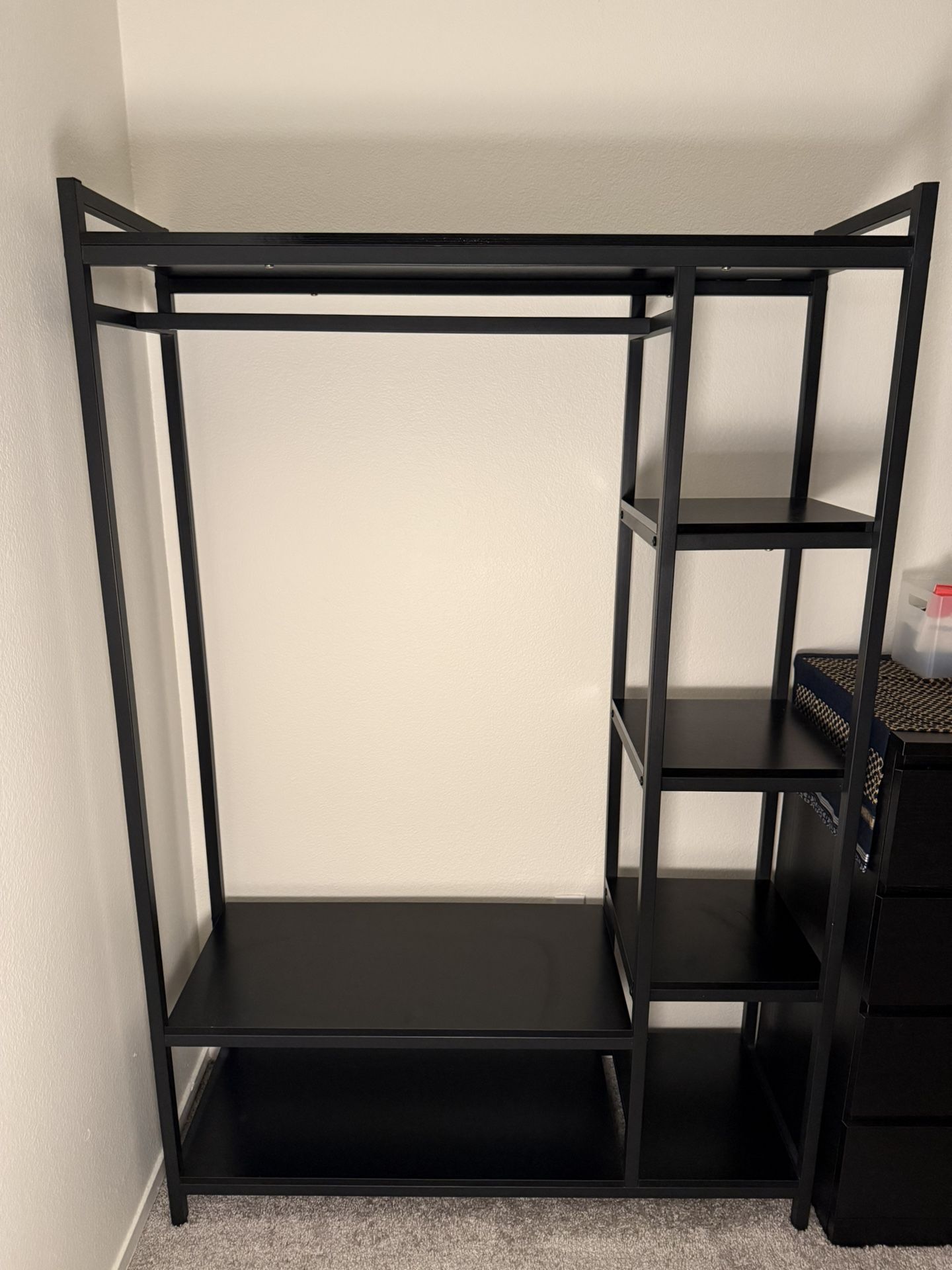 Black Metal Clothing Rack