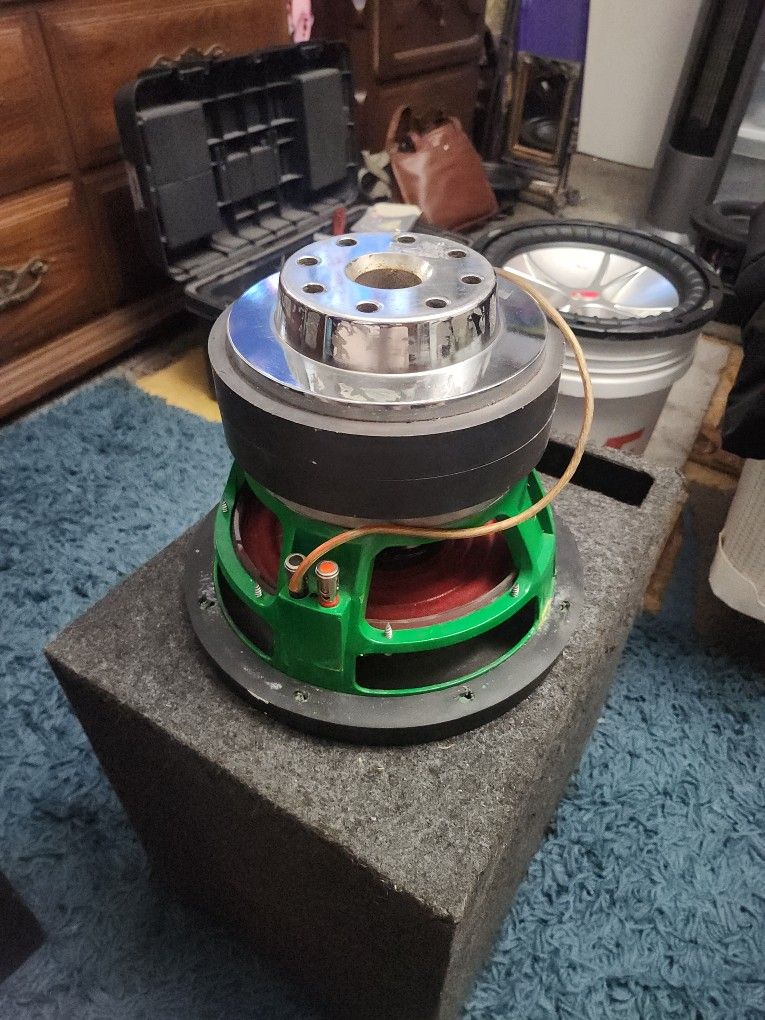 3 Dual 4ohm 10 Inch Competition Subwoofers Custom Rebuild 3500 Watt Rms