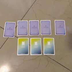 BTS photocards