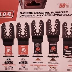 DIABLO 5pc Oscillating Blades Universal Fit