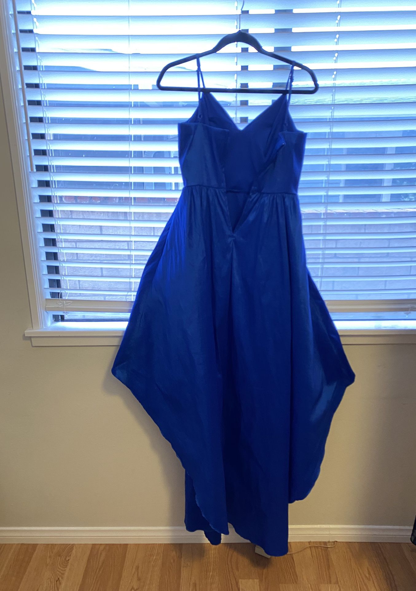 B. Smart Blue Flowy Mini Dress Size 9/10