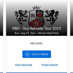 RBD Ticket