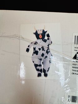 Adult inflatable cow costume! Brand new!