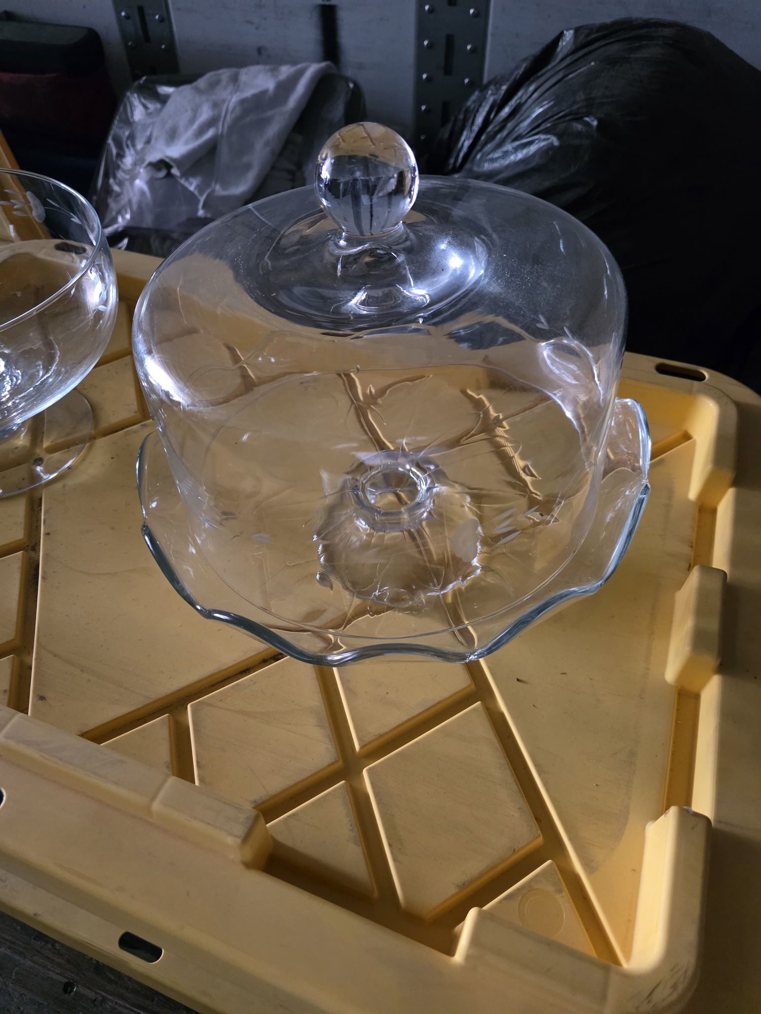 Cake Tray And Punch Bowl