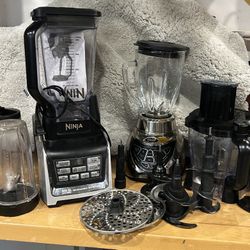 Ninja Food Processor And Oster Blender