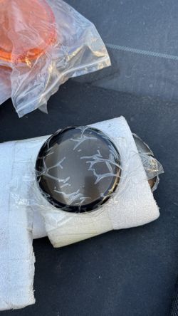 Harley Smoked Blinker Caps