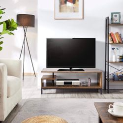 Rustic brown TV stand 611032