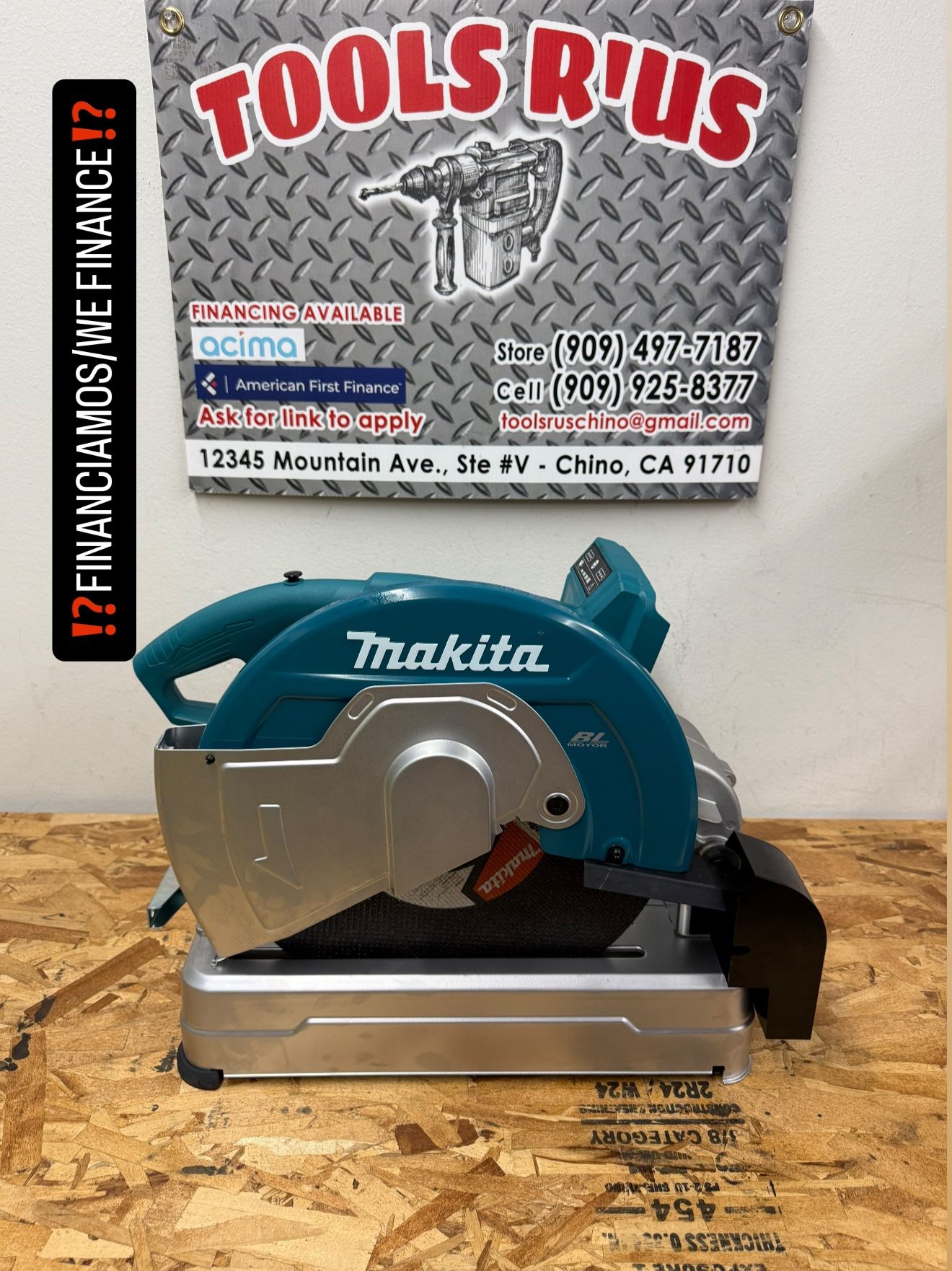 MAKITA 18V X2 LXT Lithium-Ion (36V) Brushless Cordless 14 in. Cut-Off Saw Tool-Only**(FINANCIAMOS/WE FINANCE)**