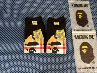 High quality black bape shirts for sell 1 for 50 both is 100