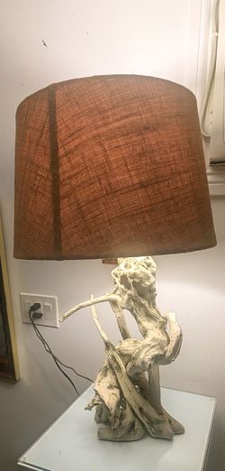 Vintage Driftwood Table Lamp