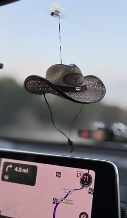 Hanging Car Accessories (Longhorns Cowboy Hat)