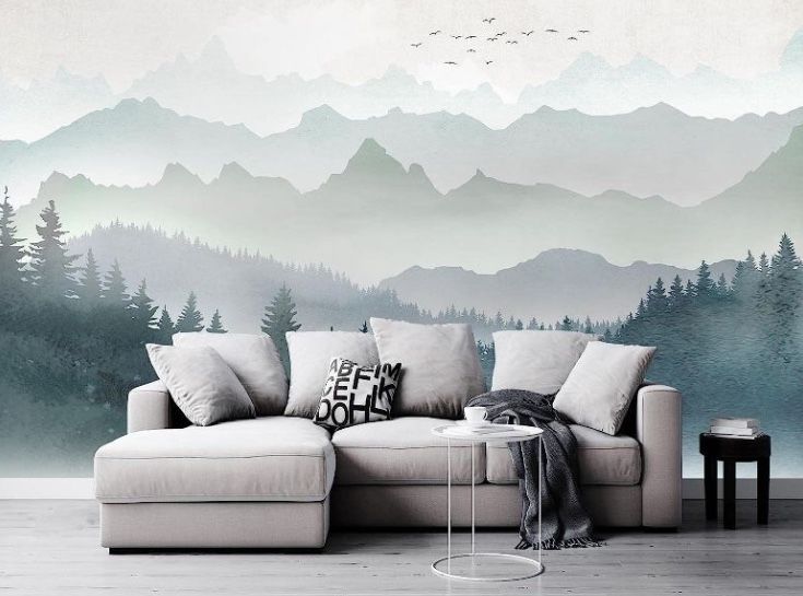 Forest Mural Wall Paper