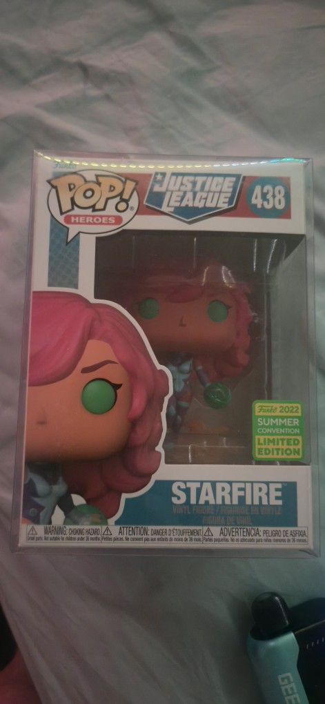 Starfire Funko Pop limited edition. 