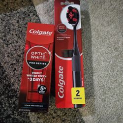 Colgate Optic White Pro Series Toothpaste & Toothbrushes 